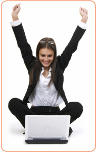 Joy With Laptop