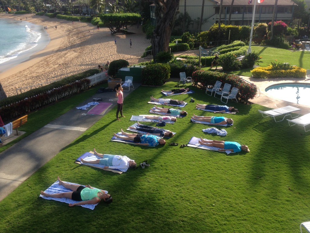 Yoga At Napili Surf